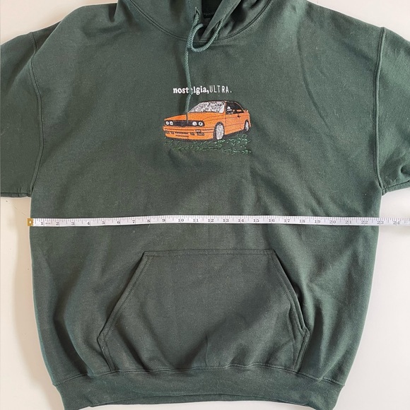 Frank Ocean’s Nostalgia, Ultra Album Cover Hoodie - Dark Green - Men’s Large - Picture 5 of 5